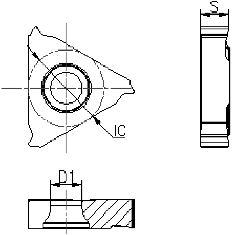 Tungsten Carbide Threading Insert in Blank